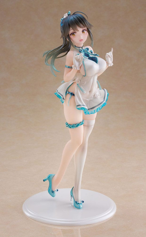 Avian Romance Pink Label 5 PVC Statue 1/6 Ponytail Girl: Qipao 29 cm 1