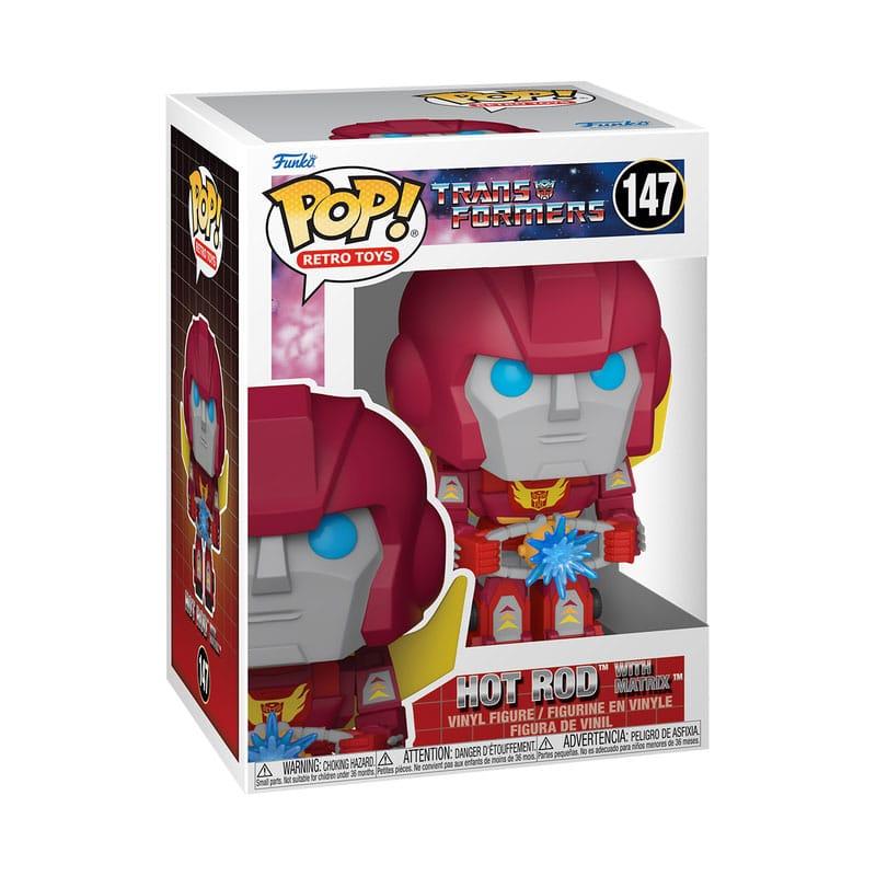 Transformers Retro Series POP! TV Vinyl Figure Hot Rod w/Matrix 9 cm 1