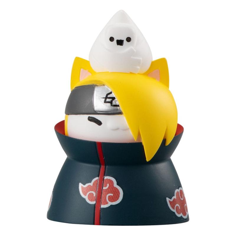 Naruto Shippuden Mega Cat Project Trading Figure 3 cm Nyaruto! Ver. Battle with Akatsuki Assortment 7