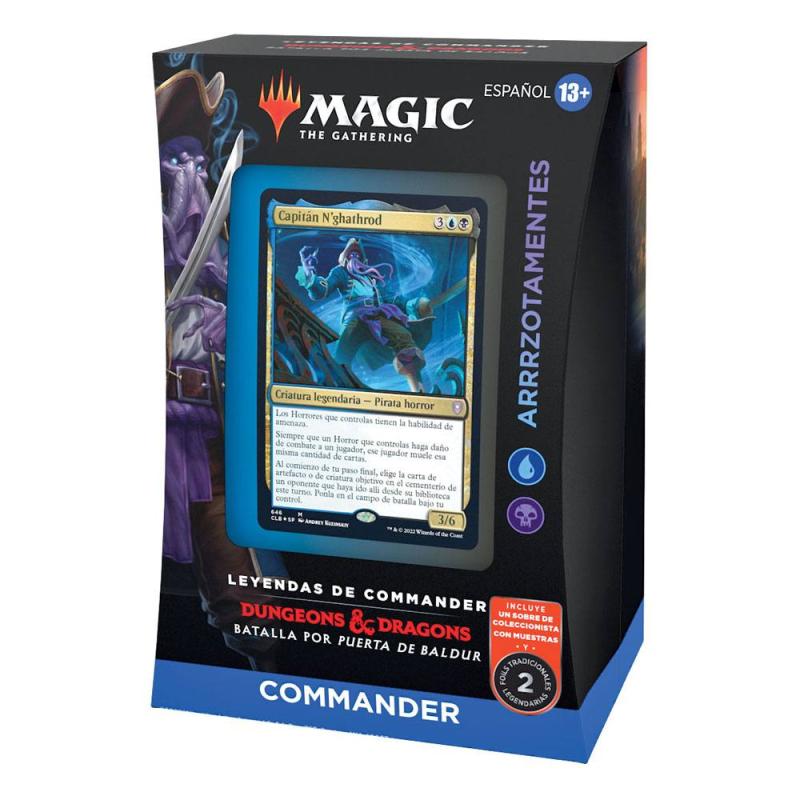 Magic the Gathering Leyendas de Commander: Batalla por Puerta de Baldur Commander Decks Display (4)