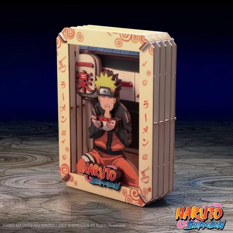 Naruto Model Kit Wooden Theatre Ramen (Medium) 14 cm 6