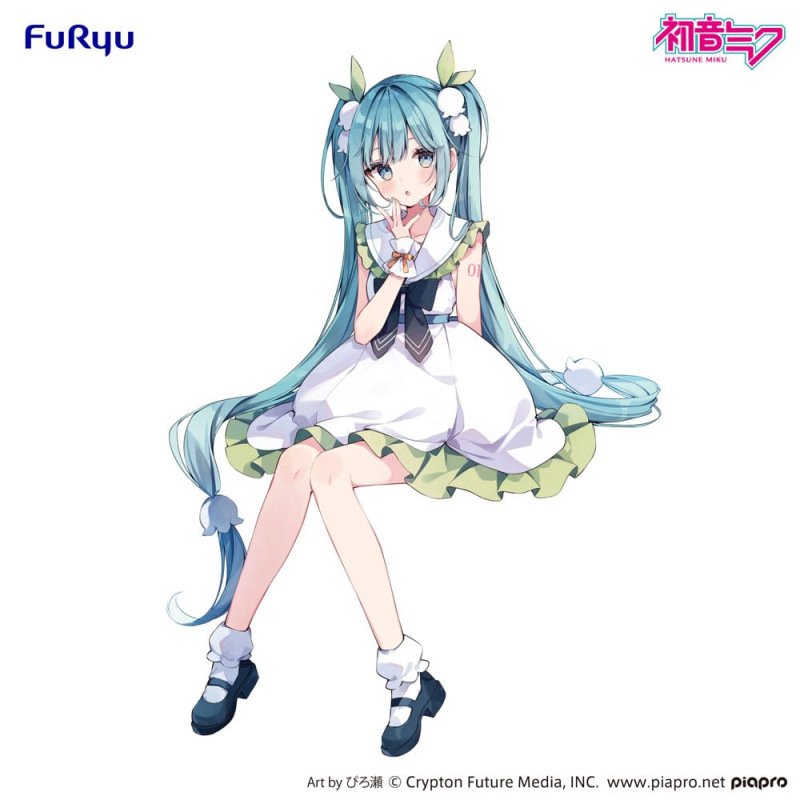 Hatsune Miku Noodle Stopper PVC Statue Flower Fairy Lily of the Valley 14 cm 4