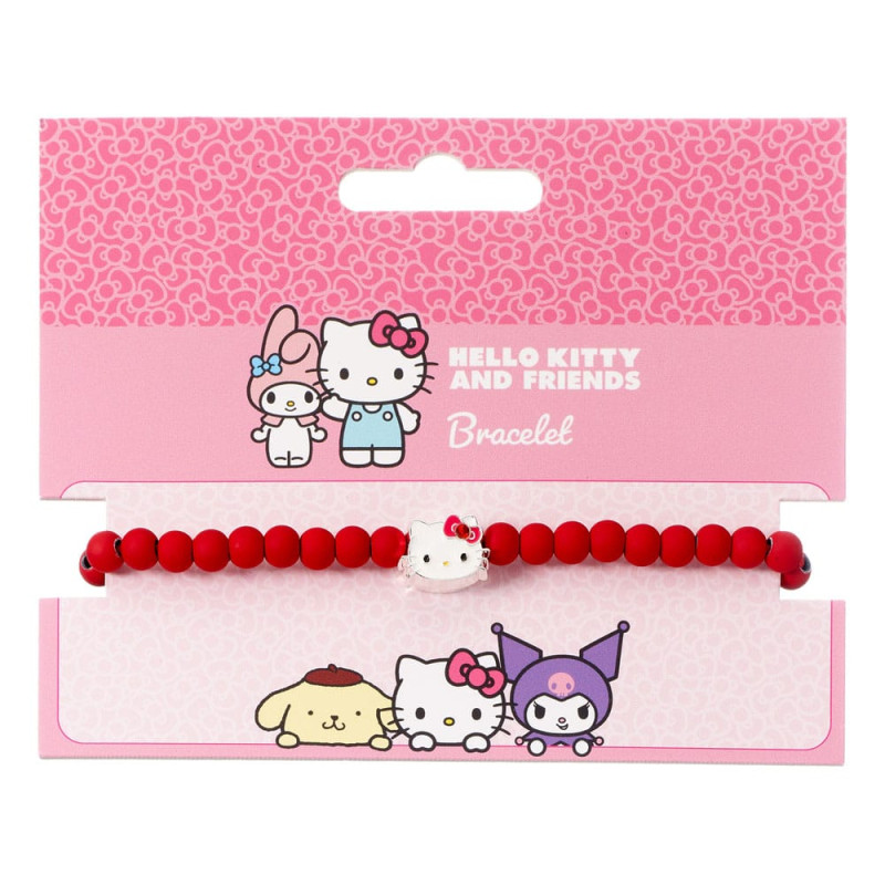 Hello Kitty Bracelet red beads with Hello Kitty Charm 21 cm 1