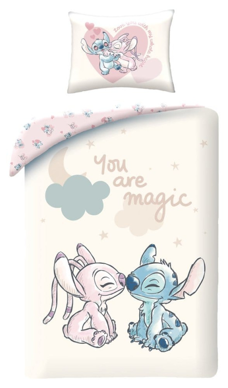 Lilo & Stitch Duvet Set You Are Magic 140 x 200 cm / 70 x 90 cm