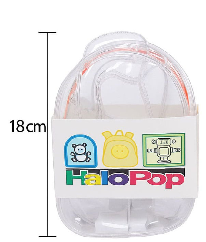 HaloPop Crystal Clear Display Bag LED Glow Lighting (Pink) 18 cm Assortment (6) 1