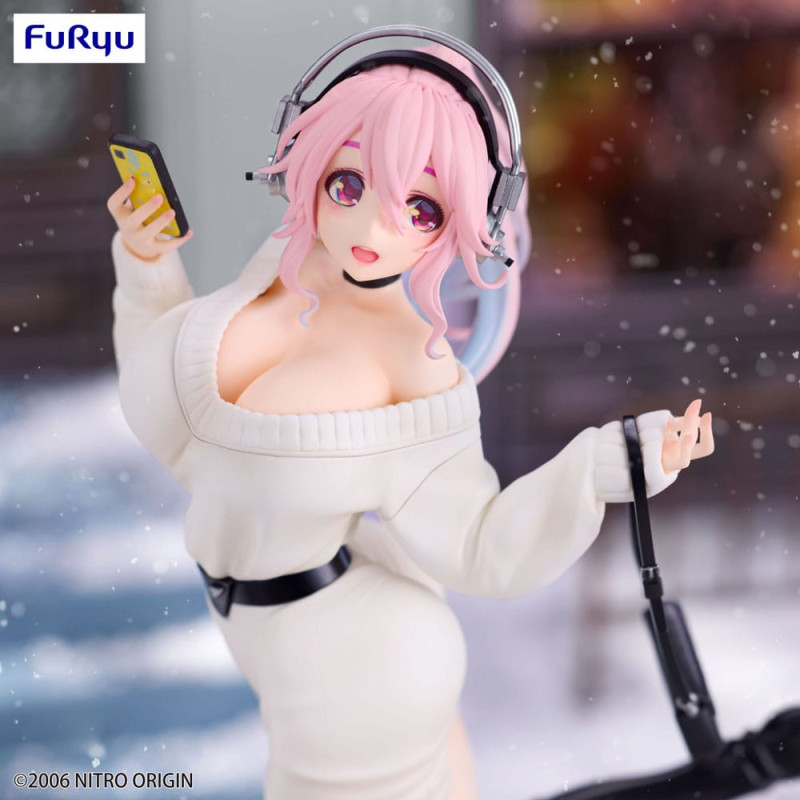Super Sonico Trio-Try-iT PVC Statue Winter Memory Ver. 21 cm 9