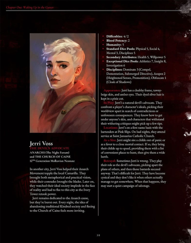 Vampire: The Masquerade 5th Edition RPG book The Crimson Gutter Chronicle Book *Englische Version* 3