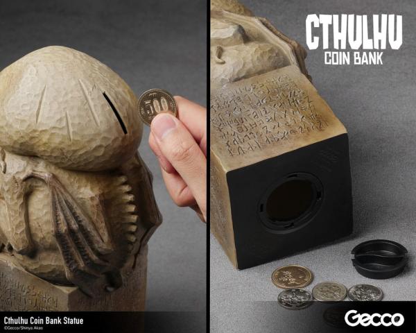 H.P. Lovecraft Cthulhu Mythos Coin Bank Statue Cthulhu (Stone Color) 24 cm