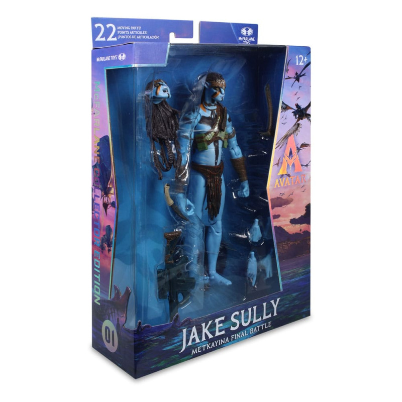 Avatar: Fire and Ash Action Figure Jake Sully (Metkayina Final Battle) 18 cm 8