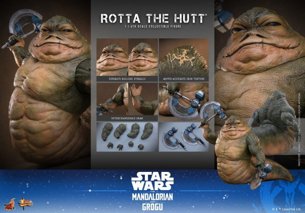 Star Wars Movie Masterpiece Action Figure 1/6 Rotta The Hutt 32 cm 12