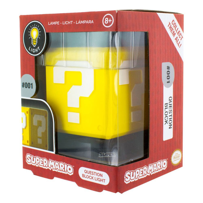 Super Mario 3D Light Question Block 10 cm 1