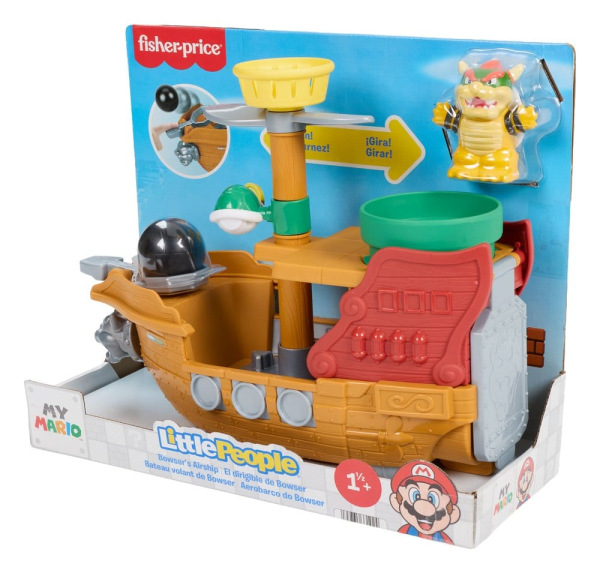 My Mario Little People Playset Bowser's Airship 5