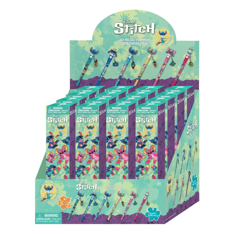 Lilo & Stitch 3D Head Topper Spinning Pen Stitch Display (12)