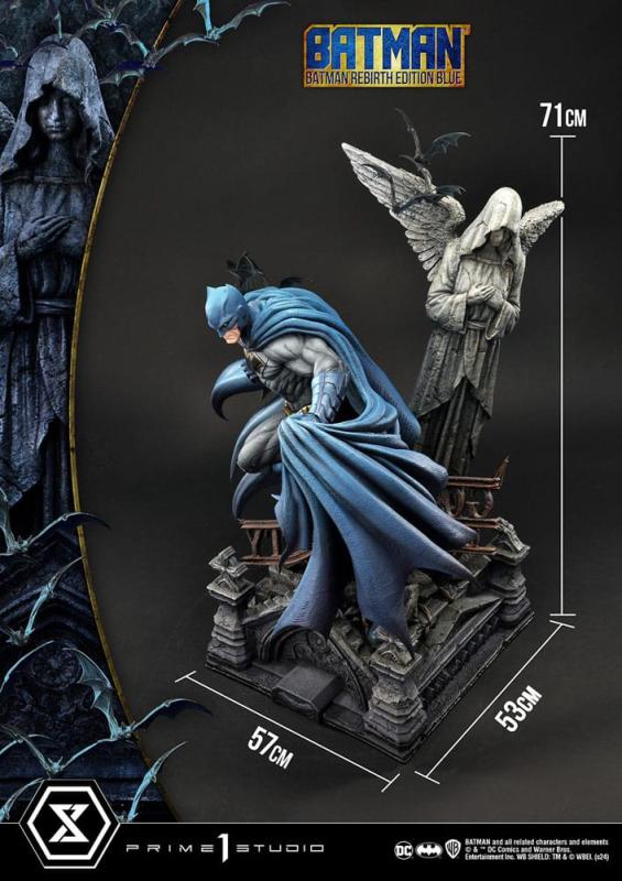 Batman Ultimate Premium Masterline Series Statue 1/4 Batman Rebirth Edition Blue Deluxe Version 71 c 10