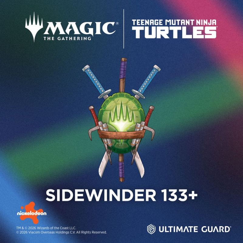 Ultimate Guard Sidewinder 133+ Xenoskin Magic: The Gathering | Teenage Mutant Ninja Turtles - Blue P