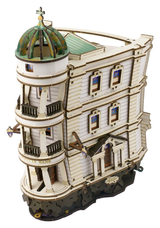 Harry Potter 3D Wooden Puzzle Gringotts Bank Marble Run 12
