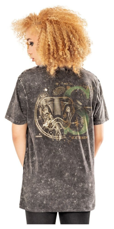 Harry Potter T-Shirt Slytherin Acid Wash 1