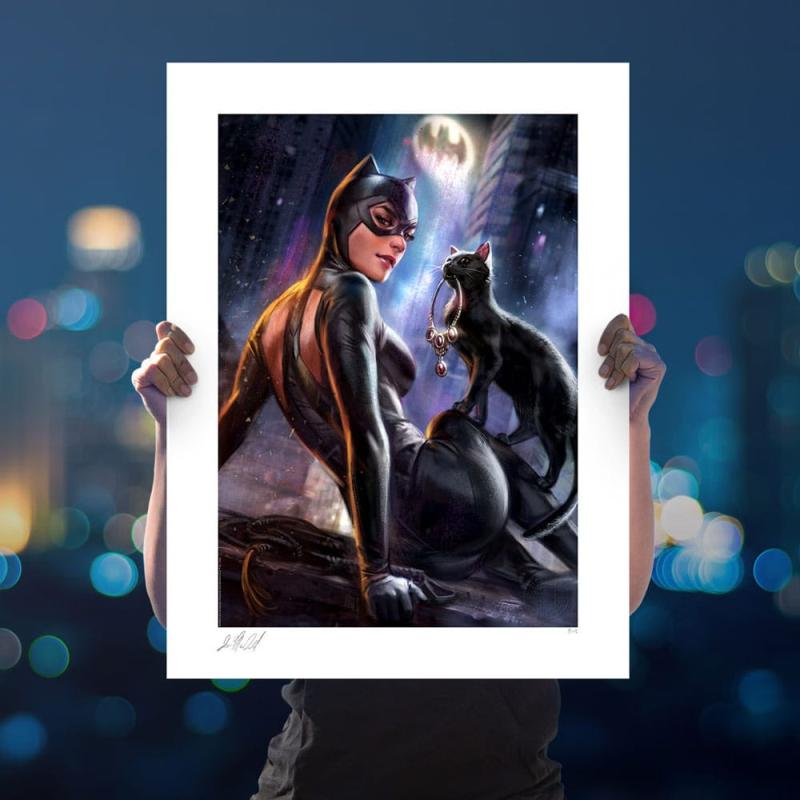 DC Comics Art Print Catwoman: Girl's Best Friend 41 x 61 cm - unframed