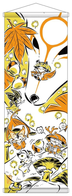 Okami 20th Anniversary Reprint Art Project Tapestry Autumn 74 x 28 x 2 cm