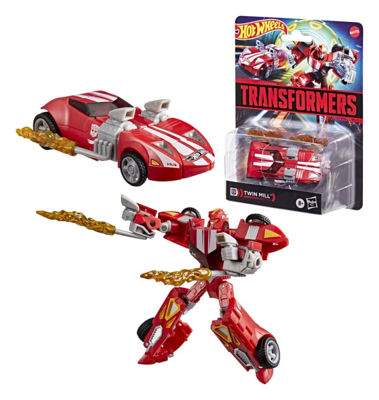 Transformers Collaborative Hot Wheels x Transformers Deluxe Class Action Figure Twin Mill 13 cm 2