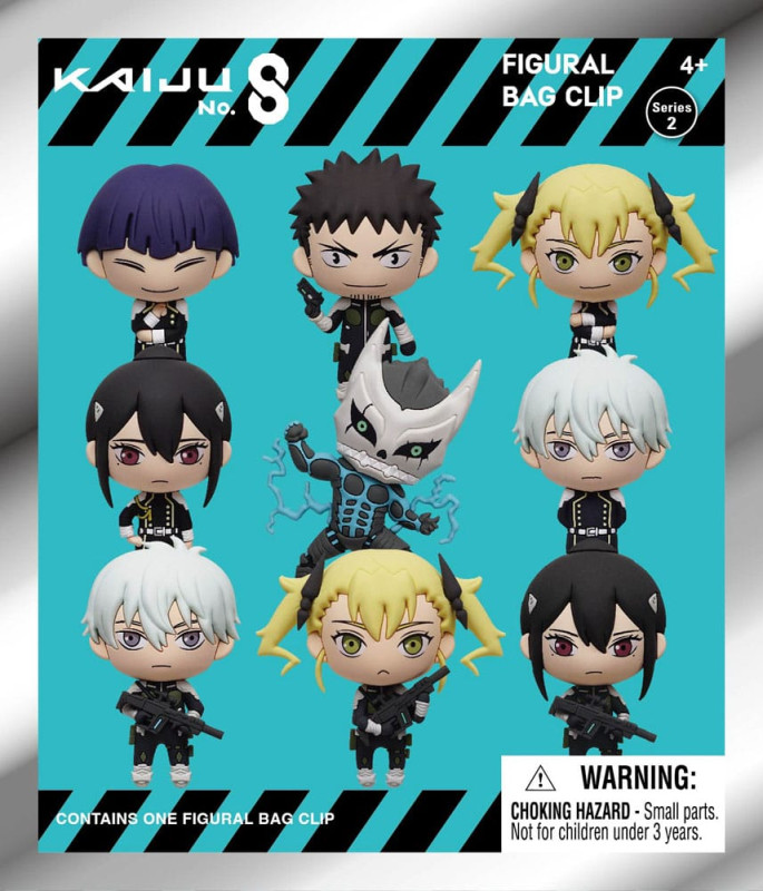 Kaiju No. 8 PVC Bag Clips Series 2 Display (24) 1