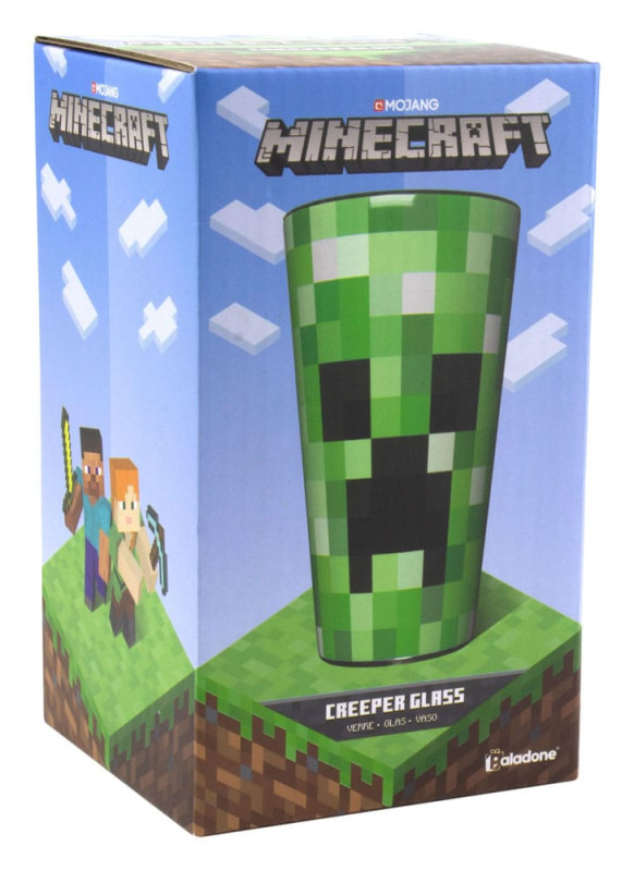 Minecraft Pint Glass Creeper 1