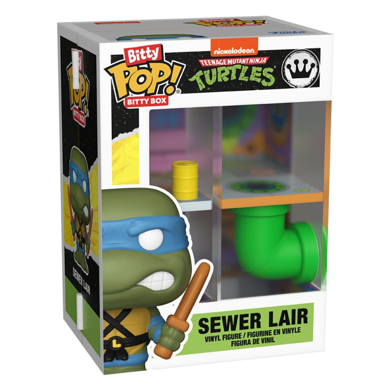 Teenage Mutant Ninja Turtles Bitty POP! Bitty Box Display with 2 Vinyl Figures Sewer Lair 1