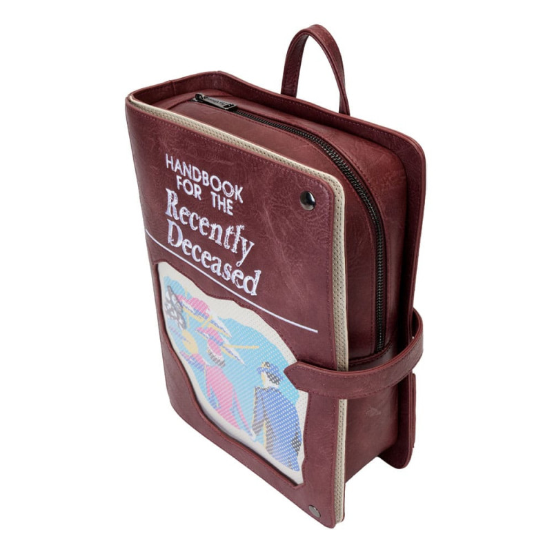 Beetlejuice by Loungefly Backpack Mini Handbook for the recently Deceased Pin Trader 3