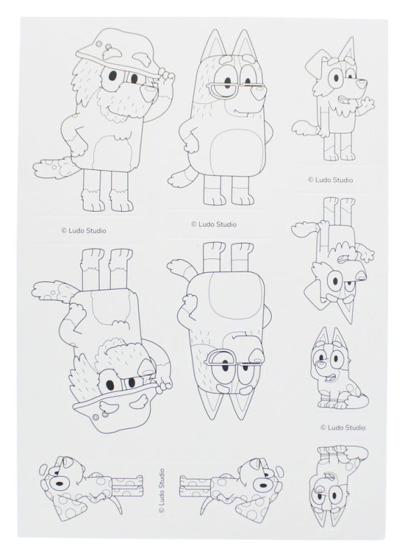 Bluey Colouring and Play World Set 4