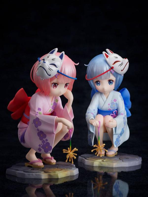 Re:ZERO -Starting Life in Another World- PVC Statues 1/7 Rem & Ram Childhood Summer Memories 11 cm