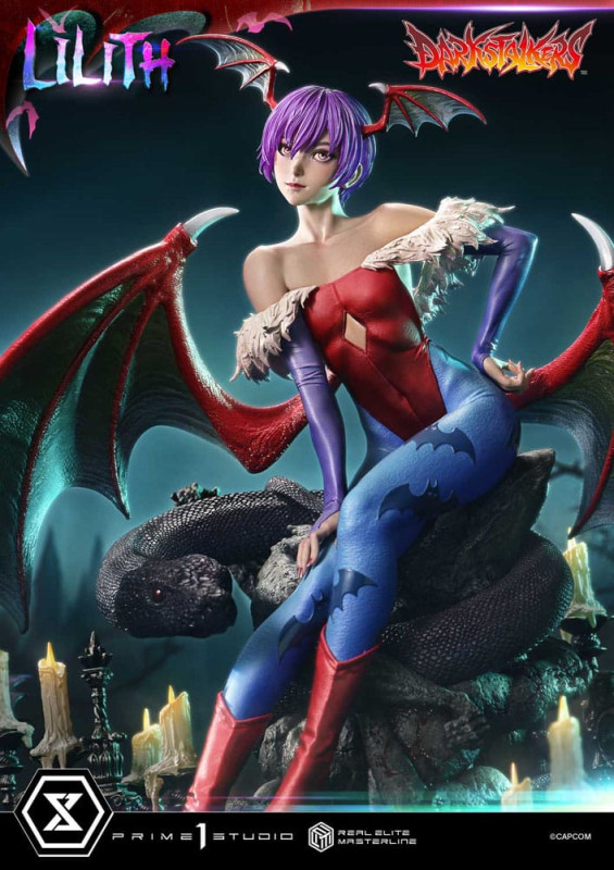 Darkstalkers Real Elite Masterline Series Statue 1/4 Lilith Bonus Version 52 cm 8