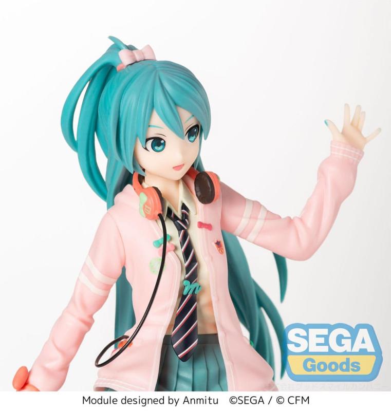 Hatsune Miku Project DIVA Arcade SPM PVC Statue Hatsune Miku Ribbon Girl 24 cm