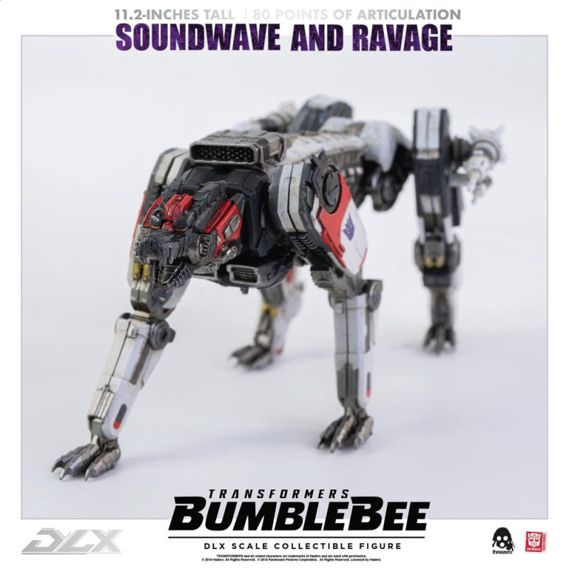 Transformers Bumblebee DLX Action Figure 2-Pack 1/6 Soundwave & Ravage 28 cm 3