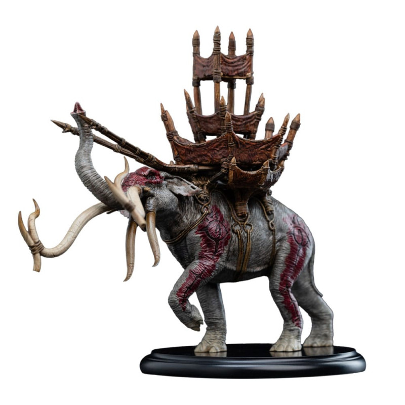 Lord of the Rings Mini Statue Mumak in Battle 17 cm 10