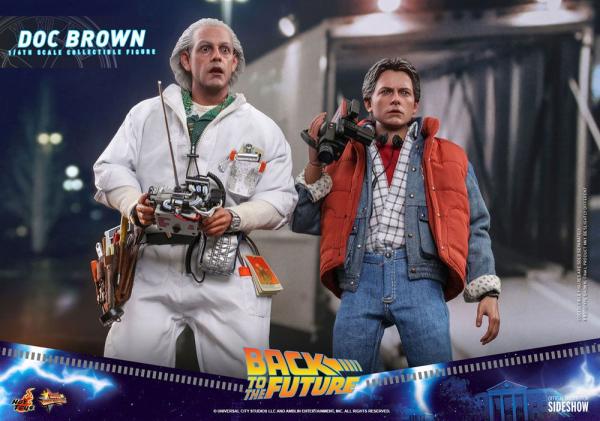 Back To The Future Movie Masterpiece Action Figure 1/6 Doc Brown 30 cm