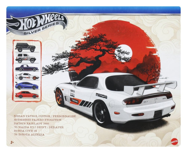 Hot Wheels Silver Series Die-Cast Vehicle 6-Pack 1/64 Streets of Japan 5
