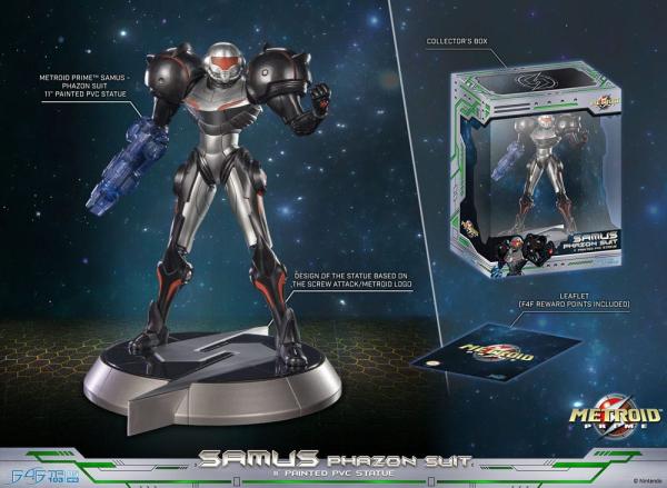 Metroid Prime PVC Statue Samus Phazon Suit Standard Edition 28 cm 1