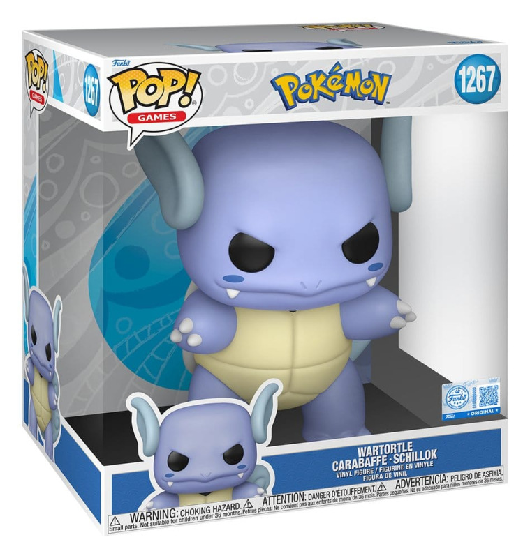 Pokemon Super Sized Jumbo POP! Vinyl Figure Wartortle 25 cm 1