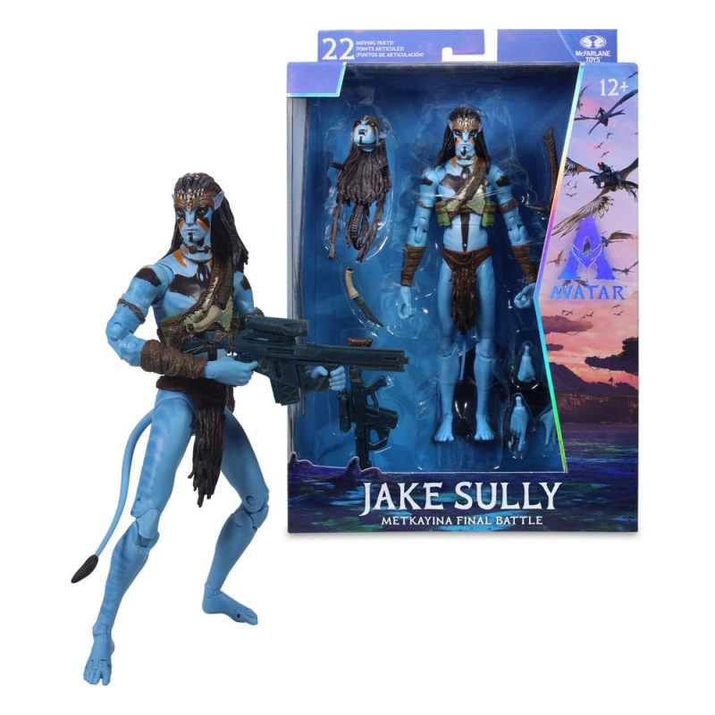 Avatar: Fire and Ash Action Figure Jake Sully (Metkayina Final Battle) 18 cm 4