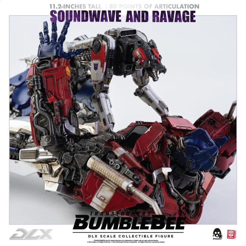 Transformers Bumblebee DLX Action Figure 2-Pack 1/6 Soundwave & Ravage 28 cm 8