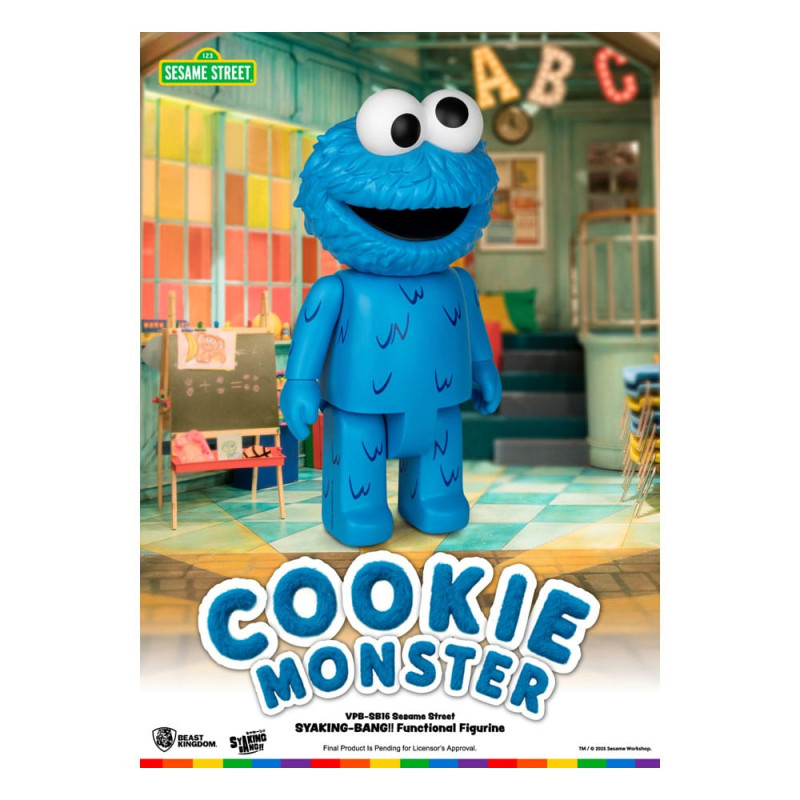 Sesame Street Syaking Bang Series PVC coin bank Cookie Monster 47 cm 3