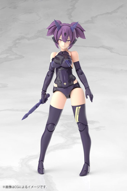 Megami Device Plastic Model Kit 1/1 Asra Ninja Kaname Shadow Edition Full Package 14 cm 14