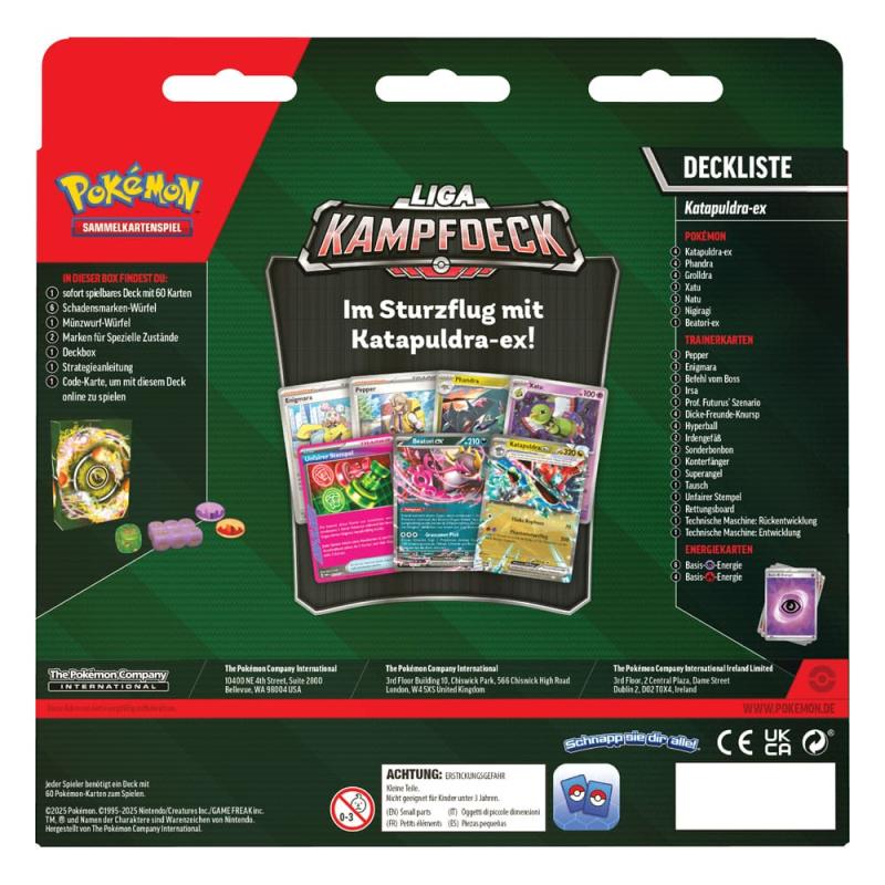 Pokémon TCG Liga-Kampfdeck Katapuldra EX *German Version* 2