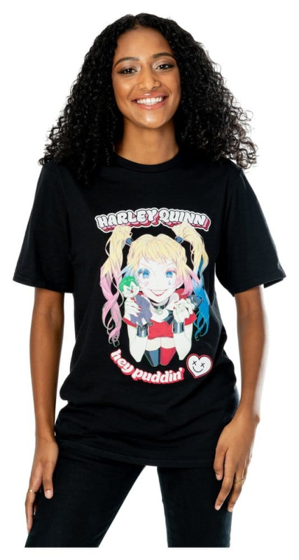 DC T-Shirt Harley Quinn Anime Puddin' Size M 2
