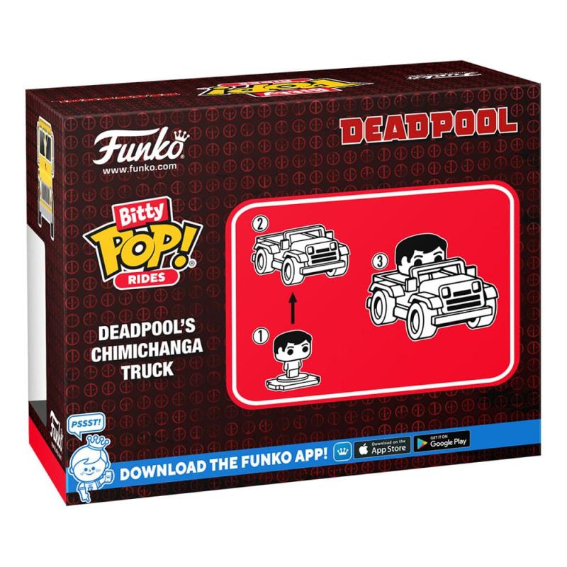 Marvel POP! Rides Vinyl Figure Deadpool w/Chimichanga Truck 2,5 cm 1