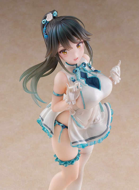 Avian Romance Pink Label 5 PVC Statue 1/6 Ponytail Girl: Qipao 29 cm 5