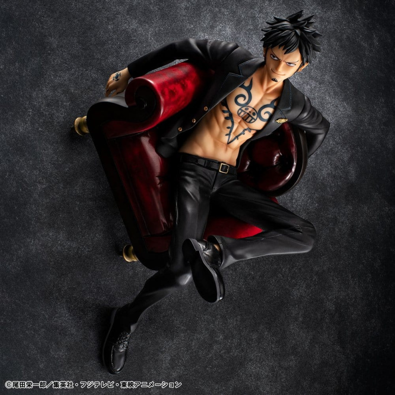 One Piece Portrait.Of.Pirates "S.O.C" PVC Figure Trafalgar Law Ver.R 12