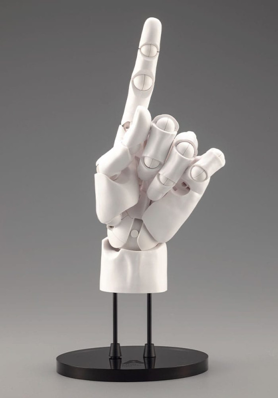 Takahiro Kagami PVC Artist Support Item Hand 1/1 Model Men /L White 22 cm 3