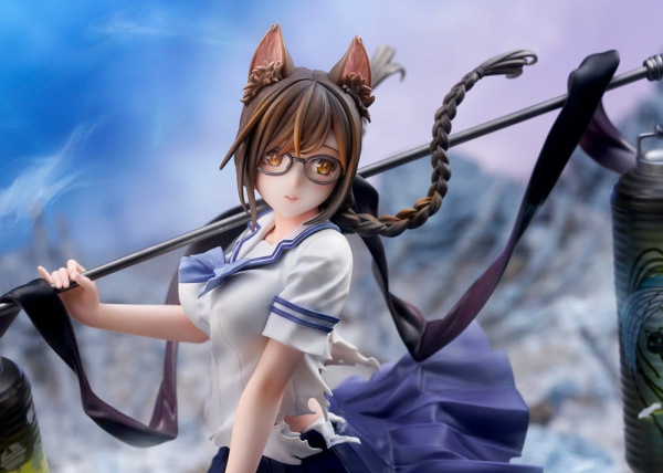 Comics Bakemonogatari PVC Figure 1/7 Tsubasa Hanekawa 26 cm 9