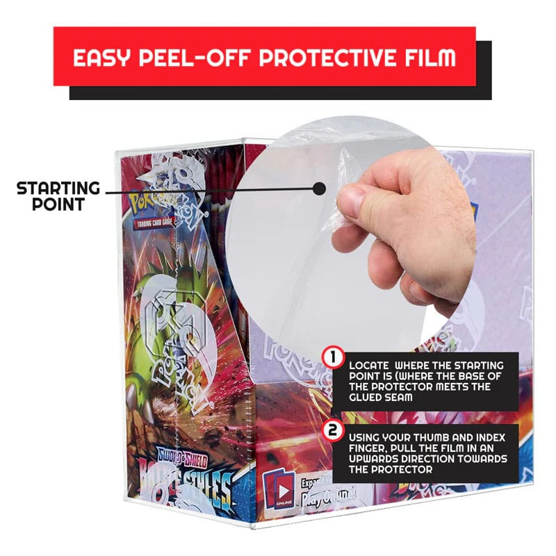 PET Protectors 5-Pack for Booster Boxes / Elite Trainer Boxes Ver. 1 1
